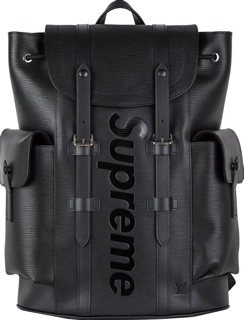 louis vuitton supreme wallet black|louis vuitton supreme black backpack.